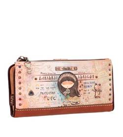 Anekke Damen Große Flexible RFID-Brieftasche WEIßE BRIEFSCHACHTEL, bunt von Anekke