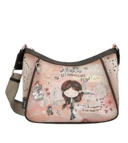 Anekke Peace & Love Crossbody Bag Pink von Anekke