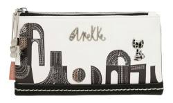 Anekke Peace & Love Nature Sixties RFID Wallet L Black & White von Anekke