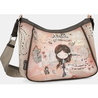 Anekke Peace & Love crossbody bag pink von Anekke