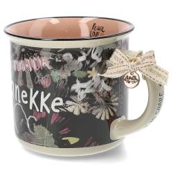 Schwarzer Tasse Anekke Aus Porzellan von Anekke