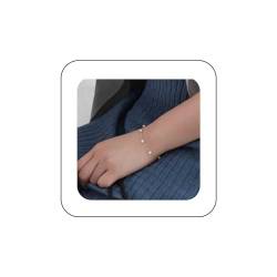Aneneiceera Boho Perlenarmband Silber armband Vintage Perlenarmband Minimalistisches Himmlisches Armband Retro Handkette Schmuck für Frauen und Mädchen Geschenke(Silber) von Aneneiceera