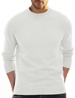 Herren Pullover Rundhalsausschnitt Vintage Slim Sweatshirt für Herren Klassischer Pullover Sweater von Angbater