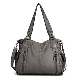 Angelkiss , Damen Schultertasche grau grau von Angel Kiss