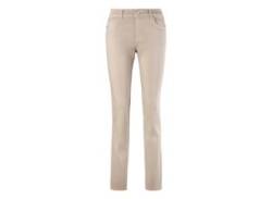 Straight-Jeans ANGELS "CICI" Gr. 34, Länge 30, beige (sand used) Damen Jeans Röhrenjeans in Slim Fit-Passform von Angels
