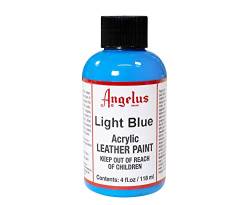 Angelus Acryl Leder Farbe 118ml / 4oz (Hellblau/Light Blue) von Angelus