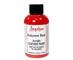 Angelus Acryl Leder Farbe 118ml / 4oz (Herbstrot / Autumn Red) von Angelus