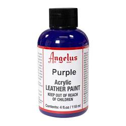 Angelus Acryl Leder Farbe 118ml / 4oz (Lila/Purple) von Angelus