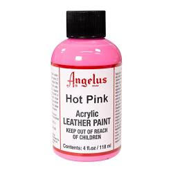 Angelus Acryl Leder Lack-4 oz.- Hot Pink von von Angelus