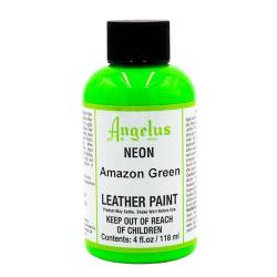 Angelus Neon Leder Farbe 29.5ml (118ml, Amazon Gruen / Amazon Green) von Angelus
