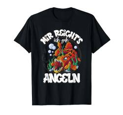 Angler Mir Reichts Ich Geh Angeln T-Shirt von Angler Geschenke Für Männer Lustig