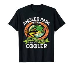 Herren Angeln Angler Papa T-Shirt von Angler Geschenke Für Männer Lustig