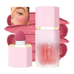 HANDAIYAN Liquid Blush,Blush Flüssig Matte Natürliches,Cream Blush Lang Anhaltendes,Hochpigmentiertes,Leichtes,Aufbaubarer Rouge Flüssig(04#swipe right) von Anglicolor