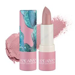 Matter Lippenstift,Kühne und intensive nudefarbene Lippenstifte in samtigem Lipgloss,Feuchtigkeitsspendender langanhaltenden Lipstick Cosmetics Makeup Lipgloss (04#PALE PINKISH GRAY) von Anglicolor