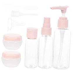 Angoily 1 Satz Flaschenset Spenderbehälter Leerer Lotionsorganisator Leere Kosmetikflaschen Handseifenflaschen Make-up-kits Shampoo-flasche Reiselotion Reisen Sahneflasche Flüssig Plastik von Angoily