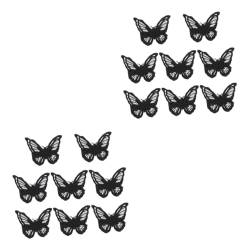 Angoily 16 Stk Schmetterlings-Haarspange Haarschmuck Schmetterlingsclips für Haare haarklammer set haarspangen set Baby Haarspangen Haar-Schmetterlings-Clips schmetterling kopfschmuck Fee von Angoily