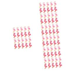 Angoily 160 Stk Flamingo-zubehör Handgefertigte Handyhüllendekoration Jubeln Zauber Winziges Handy Handyhüllen-anhänger Flamingo-miniatur Hawaii-dekor Kawaii Wagen Hülse Harz von Angoily