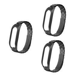 Angoily 3 Stk Armband Edelstahlband Gurt Smartwatch- Handkette Riemen Betrachten Ersatz Uhrenarmbänder Bands Gürtel Smartwatch-bänder Anschauen Metall von Angoily