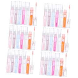 Angoily 36 Stk Lipgloss Glitzer-Lippenstift Schimmernder Lippenbalsam Jelly feuchtigkeitsspendender Lippenstift langanhaltender Lippenstift Gelee Zubehör Fräulein Plastik von Angoily