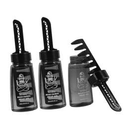 Angoily 3St Kamm-Styling-Gel haaröl applikator hair oil applicator 2 in 1 Haarwachsgel Frisierkamm für Männer Haargel Haarstyling-Gerät Behälter für Haarstyling-Gel Pack Haarcreme Flasche von Angoily