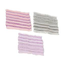 Angoily 3st Mesh-stirnband Modische Stirnbänder Hautpflege-stirnband Turban-stirnband Stirnbänder Für Mädchen Handtuch Stirnband Yoga-stirnband Fräulein Haar Kopfbedeckung Polyester von Angoily