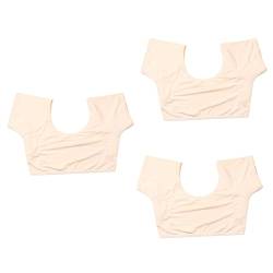 Angoily 3st Schweißpads Unter Den Achseln Damenwesten Unterwäsche Shapewear-unterwäsche Sportliche Panzer Männerunterwäsche Unterwäsche Für Männer Platte Kurz Mann Mädchen Bh Milchseide von Angoily