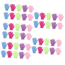 Angoily 50 Stück Badehandschuhe Luffa-Pad-Handschuh Haushaltsreinigungshandschuhe Handschuhe für Kinder Fäustlinge für Kinder Dusche Versorgung Bad-Massage-Handschuhe zurückwischen Wäscher von Angoily