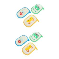 Angoily 6 Stk Baumwolle für Babybadewannen Badetuch für Kleinkinder Baby Handtuch Handtücher für Babyhandtücher baby duschtuch Kinderhandtuch Karikatur Badewatte Badekugel Wäscher Schwamm von Angoily