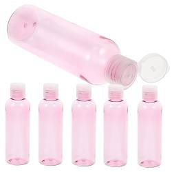 Angoily 6St Flip-Top-Flasche mit runder Schulter Flüssigseifenspender nachfüllbarer Lotionsbehälter Squeeze-Flaschen Reisebedarf nachfüllbare Flaschen Auslaufsicher kosmetische Flasche pp von Angoily