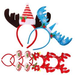 Angoily 7St Weihnachtsstirnband haarspange weihnachten weihnachtshaarspangen weihnachtskopfkissen weihnachtskostüm zubehör Haargummi haarschmuck Weihnachtskopfbedeckung von Angoily