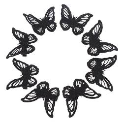 Angoily 8st Schmetterlings-haarspange Kawaii Haarschmuck Fee Haarschmuck Schmetterling Haarspangen Schmetterlingsclips Für Haare Schmetterlings-haarschmuck Haarnadel Spitze Mädchen Damen von Angoily