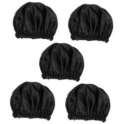 Angoily Haarbandanas 5 Stück Duschhut Bequemer Hut Praktische Haarpflegekappe Damenhut Exquisite Details Motorhaube Praktischer Hut Doppellagige Getränkeanpassung Schnalle Haarkappe Miss von Angoily