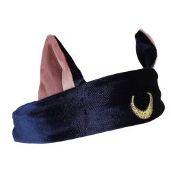 Angoily Stirnband Mit Katzenohren Gesichts-spa-turban Haarband Zum Waschen Des Gesichts Haargummis Für Frauen Make-up-kopfpackung Spa-stirnband Die Katze Gesichtswaschkopf Damen Flanell von Angoily