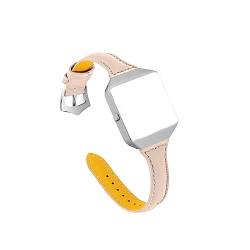 Angoily intelligentes Armband Uhrenarmband echtes Lederband für Frauen uhrenarmbänder Riemen Uhrenarmband für Smartwatch Uhrenarmband und Uhrenrahmen Rostfreier Stahl Lünette Gurt von Angoily