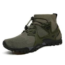 Angugu Wanderschuhe Herren Damen Leichte Outdoor Trekkingschuhe Bergschuhe rutschfeste Schuhe Sneaker Ultralight Atmungsaktiv Wanderhalbschuhe von Angugu