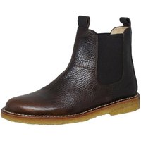 Angulus Angulus Chelsea Boots Stiefel 7202 schmal Leder Schuhe braun Schnürstiefelette von Angulus