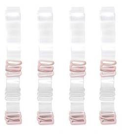 Transparente BH-Träger Clear Bra Straps Unsichtbare Abnehmbare Weiche Ersatz-Schultergurte, 4 Paar von AniKigu