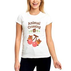 Animal Crossing Damen T-Shirt Nepp und Schlepp Baumwolle weiß - XL von Animal Crossing