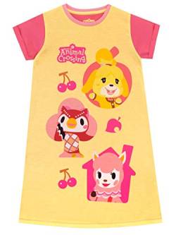 Animal Crossing Mädchen Nachthemden Gelb 104 von Animal Crossing