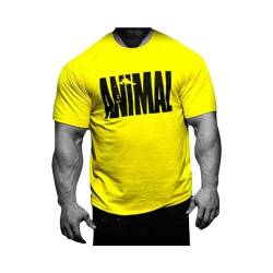 Animal Herren Iconic Pak Premium Tee T-Shirt, gelb, XL von Animal