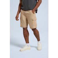 Atlantis Bio-Baumwoll Herren Cargo-Shorts - Beige von Animal