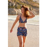 Aurora Gemusterte Damen Mini-Boardshorts - Orange von Animal