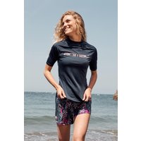 Daisy Logo Recyceltes Damen Rashguard - Marineblau von Animal