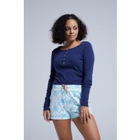 Driftoff Damen Schlafanzug-Shorts - Blau von Animal