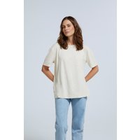 Elena Bio-Baumwoll Damen T-Shirt - Grauweiß von Animal