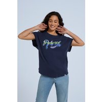 Holly Bio-T-Shirt für Damen - Marineblau von Animal