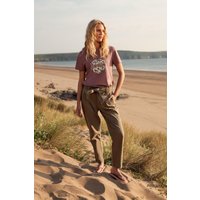 Loren Bio-Baumwoll Damenhose - Khaki von Animal