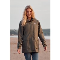 Margate Recycled Wasserdichte Damenjacke - Khaki von Animal