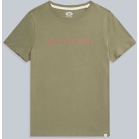 Marina Bio-Baumwoll Damen T-Shirt mit Logo - Khaki von Animal