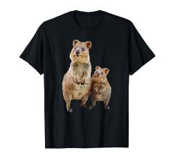 Quokka T-Shirt | Funny Australian Quokka mit Baby von Animalzilla Cute Animal Tee Shirts